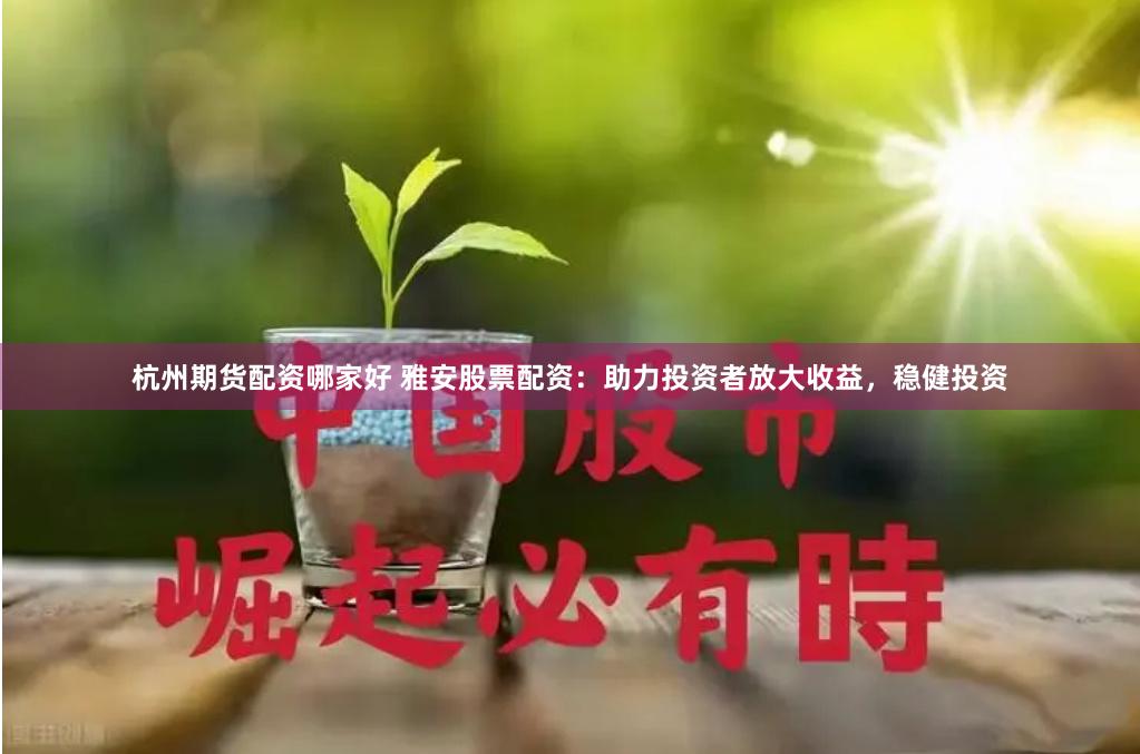 杭州期货配资哪家好 雅安股票配资：助力投资者放大收益，稳健投资